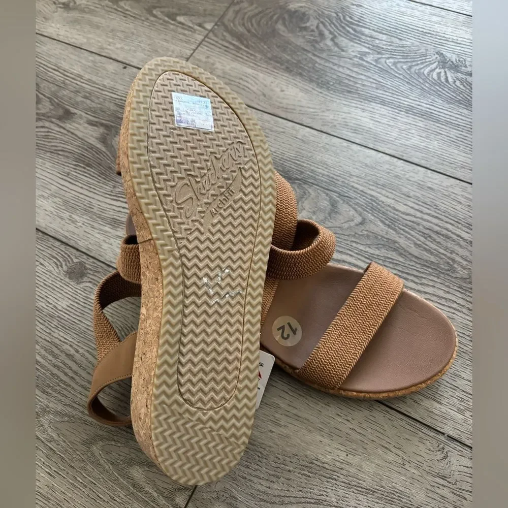 Skechers Tan Strappy Sandals